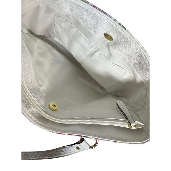 Liz Claiborne Floral Shoulder Purse‎ Tote - Picture 8 of 10